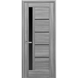 МІЖКІМНАТНІ ДВЕРІ НОВИЙ СТИЛЬ Ностра Грета з чорним склом